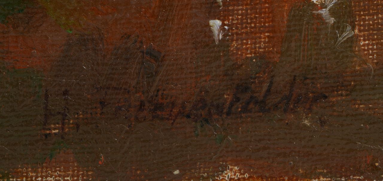Hendrik Frauenfelder signaturen IJszeilwedstrijd, De Kaag
