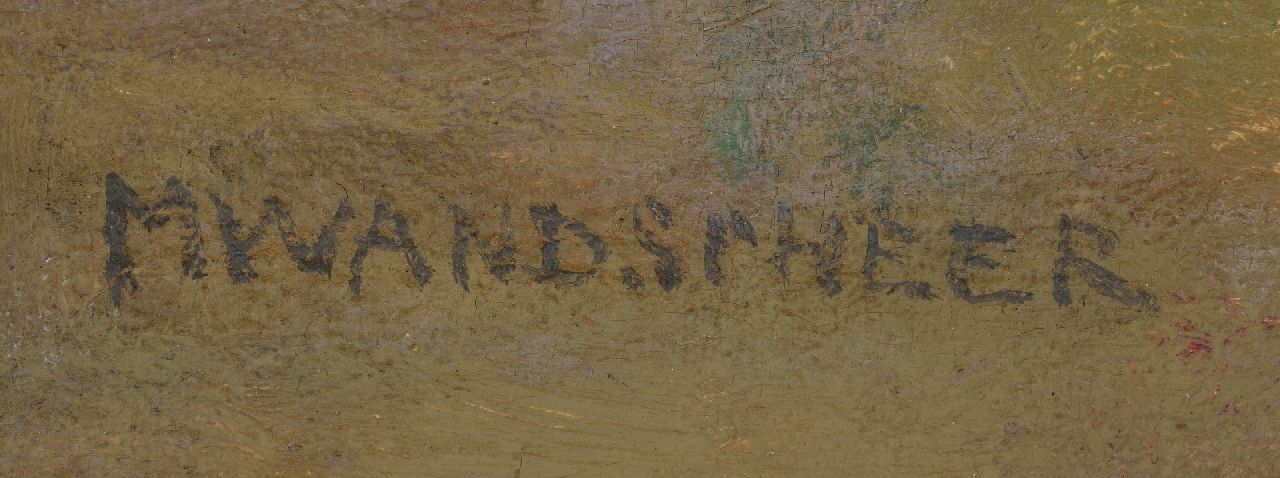 Marie Wandscheer signaturen Gemberpot met tulpen