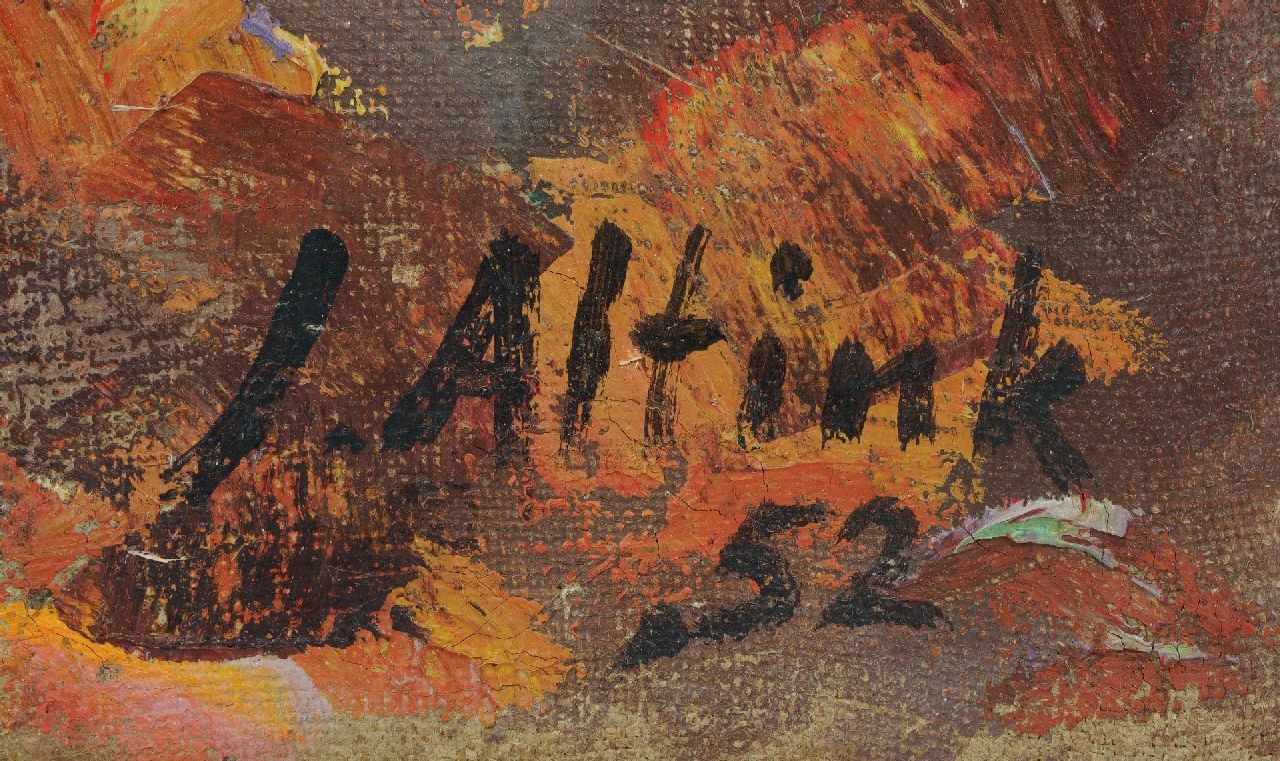Jan Altink signaturen Herfstlandschap in Essen