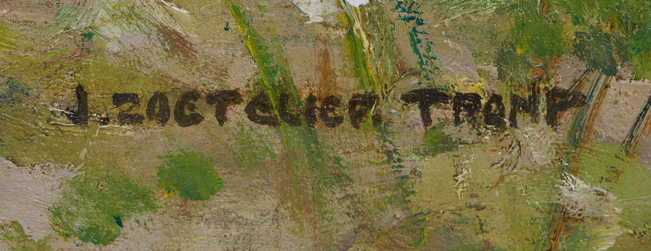 Jan Zoetelief Tromp signaturen Bloemen plukken