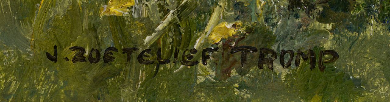 Jan Zoetelief Tromp signaturen Bloemen plukken bij Blaricum