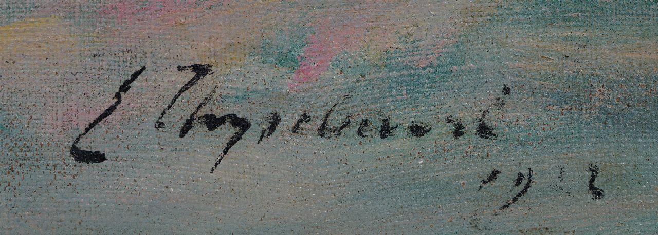 Emile Thysebaert signaturen In de stoffenwinkel