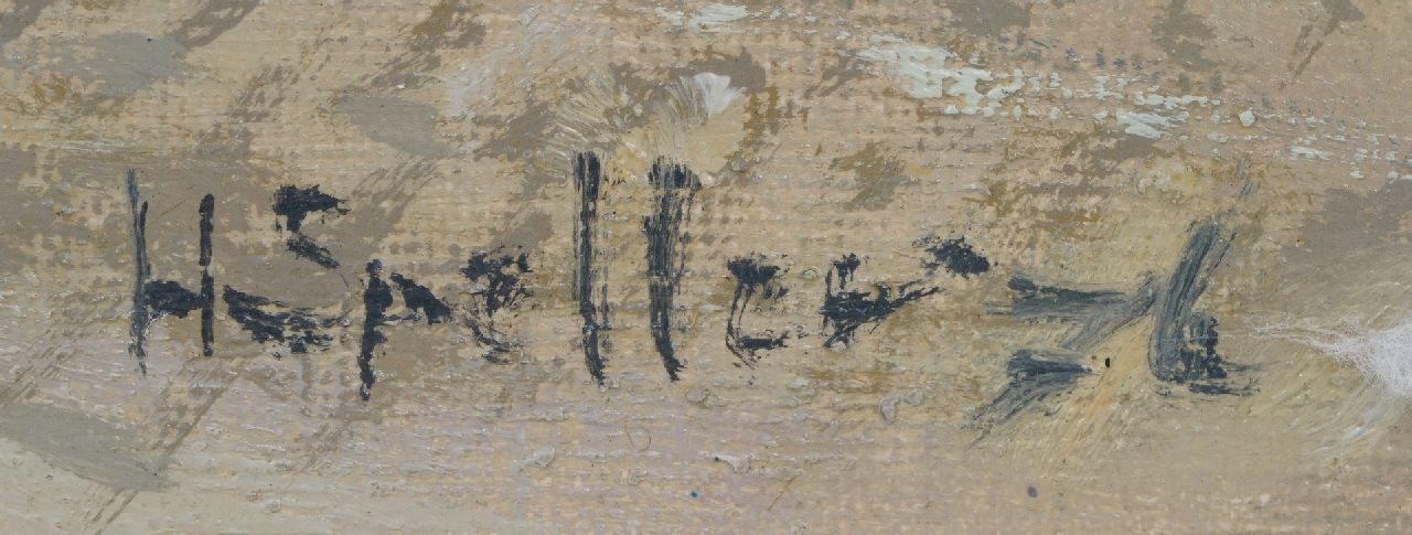 Hendrik Spetter signaturen De Spaansekade, Rotterdam
