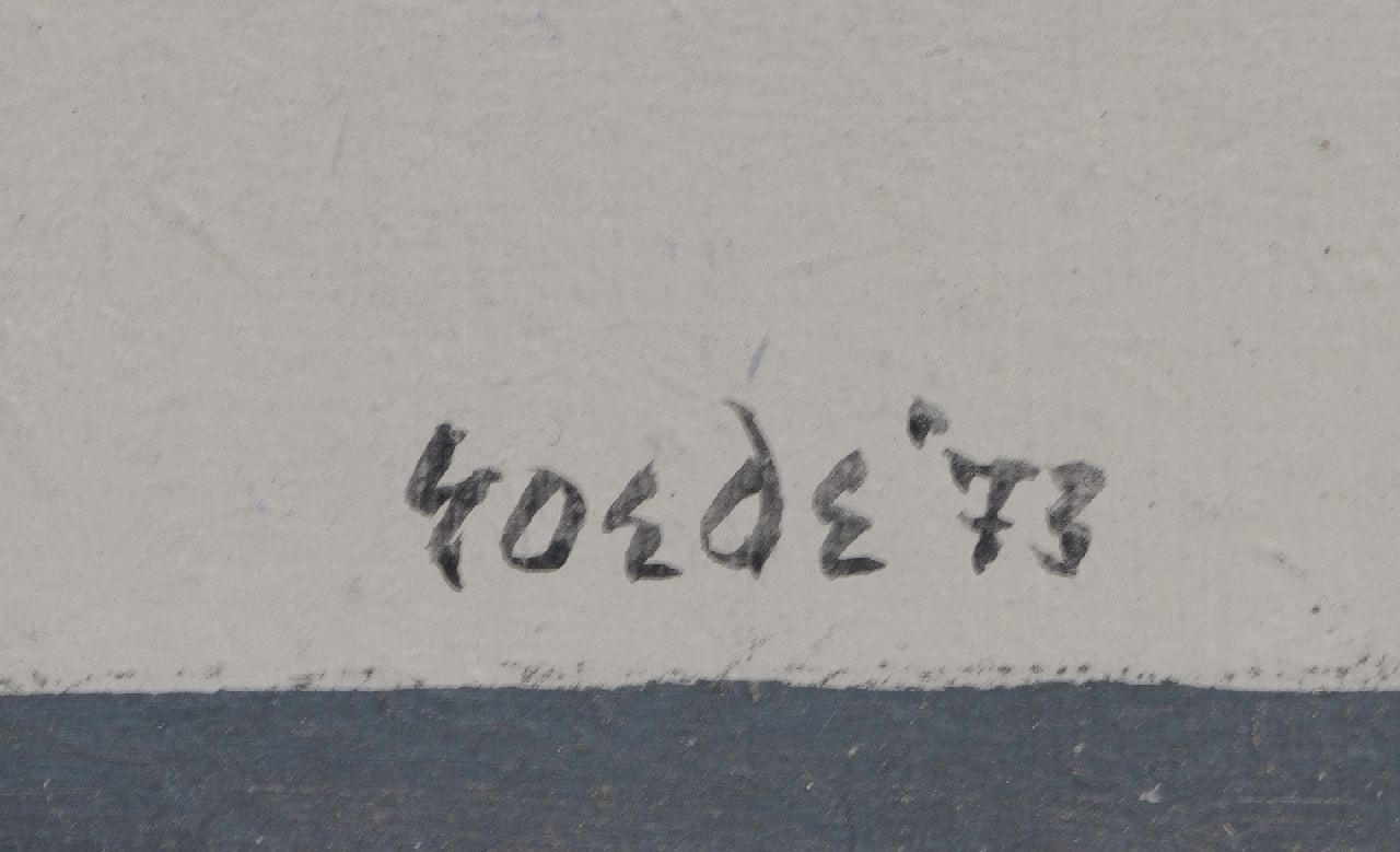 Jan Roëde signaturen Zonder titel
