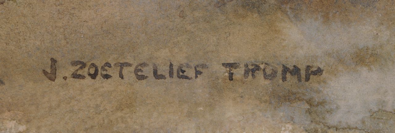 Jan Zoetelief Tromp signaturen Moeder en kind in de duinen