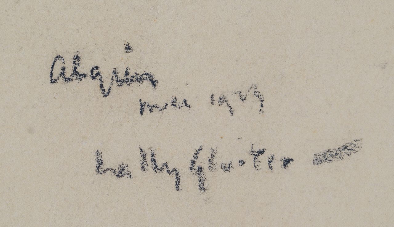Willy Sluiter signaturen Portret van een Algerijn