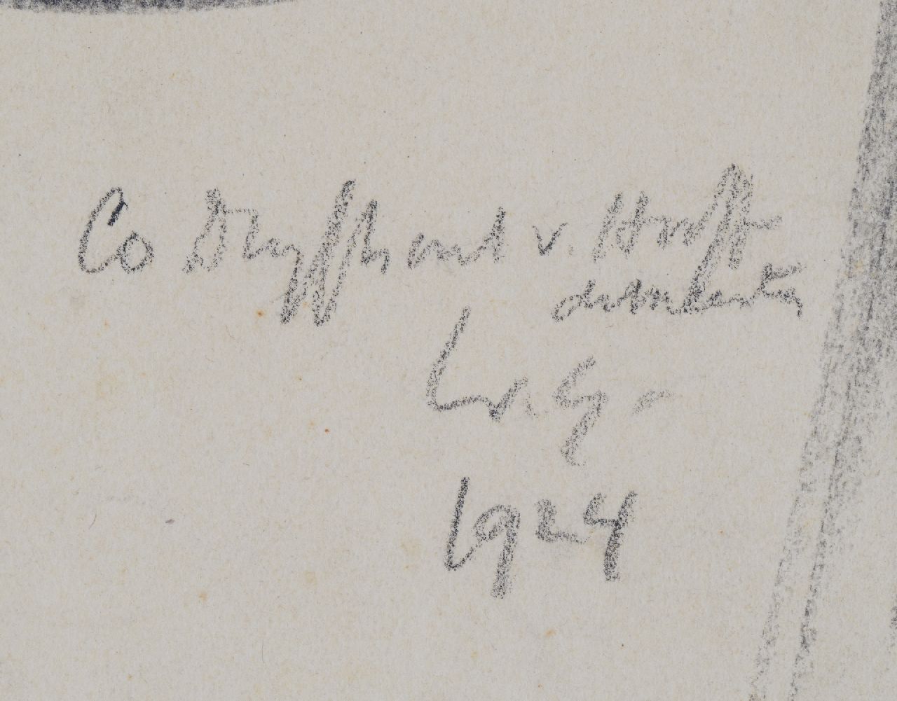 Willy Sluiter signaturen Portret van Co Drijfhout van Hooff