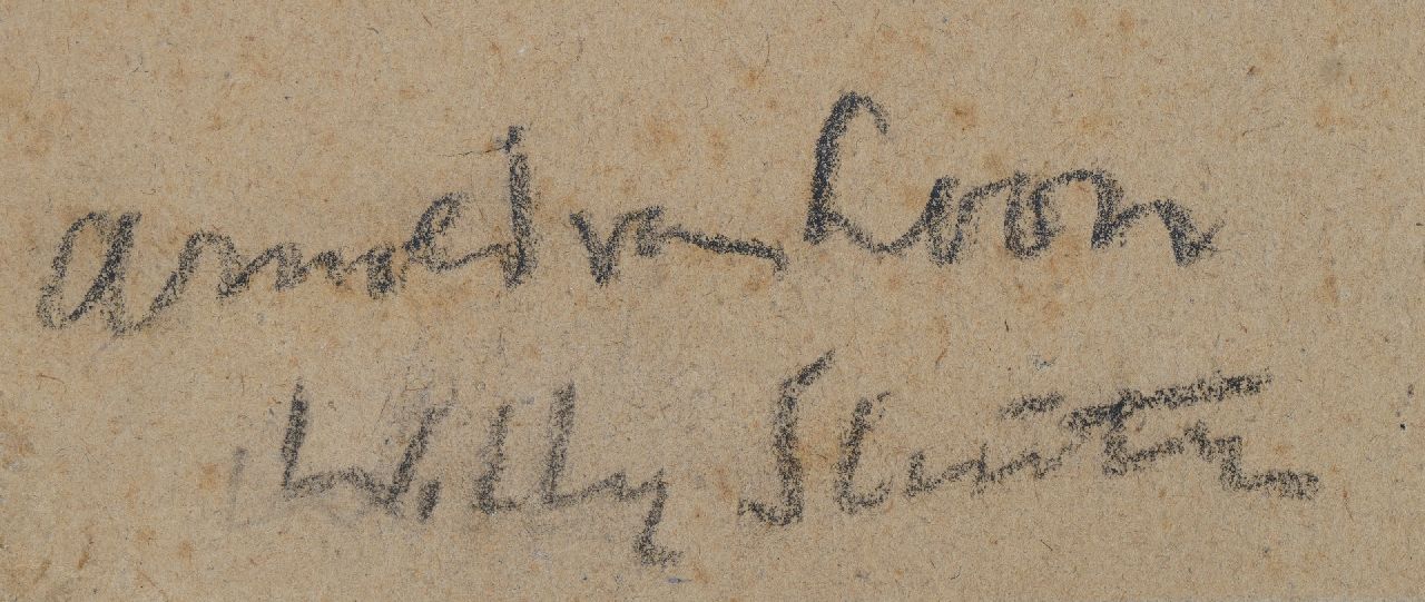 Willy Sluiter signaturen Portret van Arnout van Loon