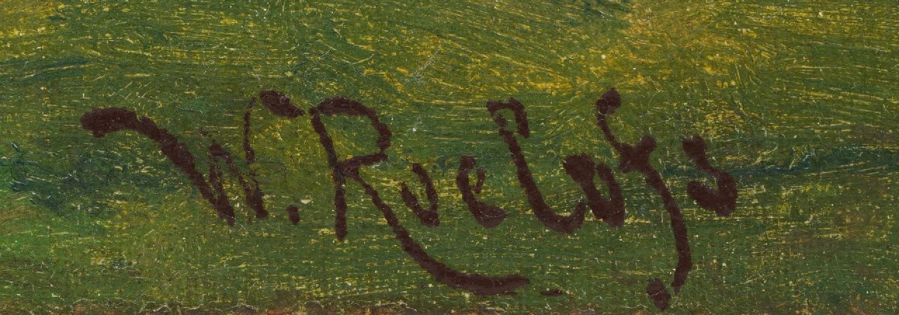 Willem Roelofs signaturen Boerderij in Drenthe