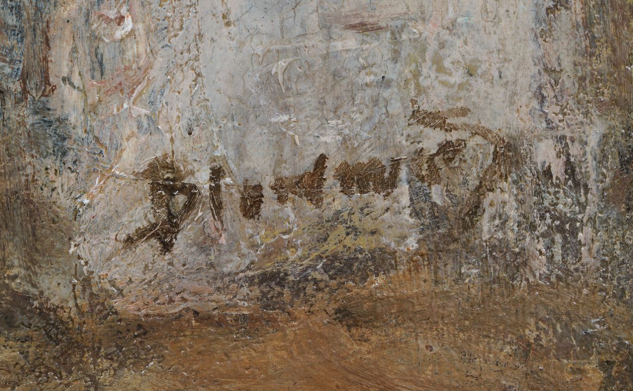 Bernard Blommers signaturen Boerengezin