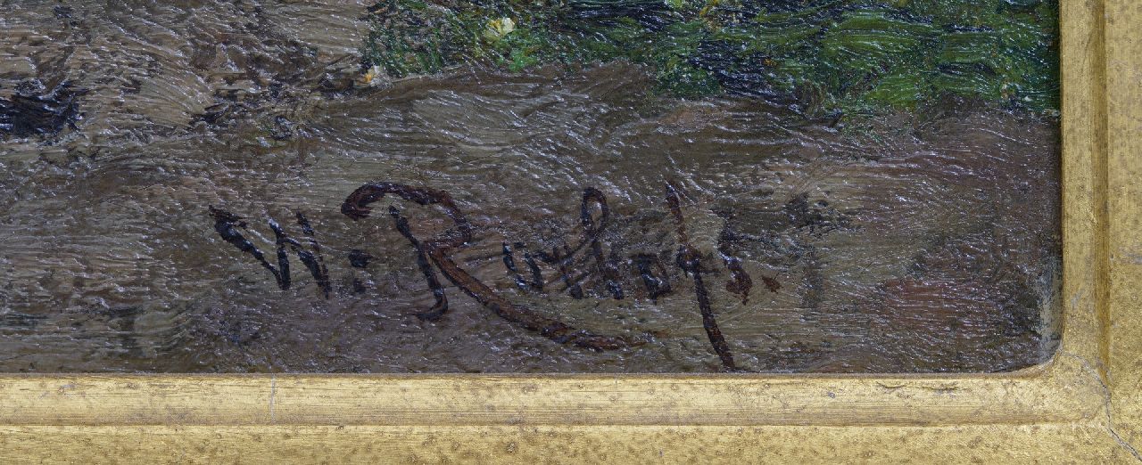 Willem Roelofs signaturen Molen 't Hoog- en Groenland aan de Angstel bij Baambrugge