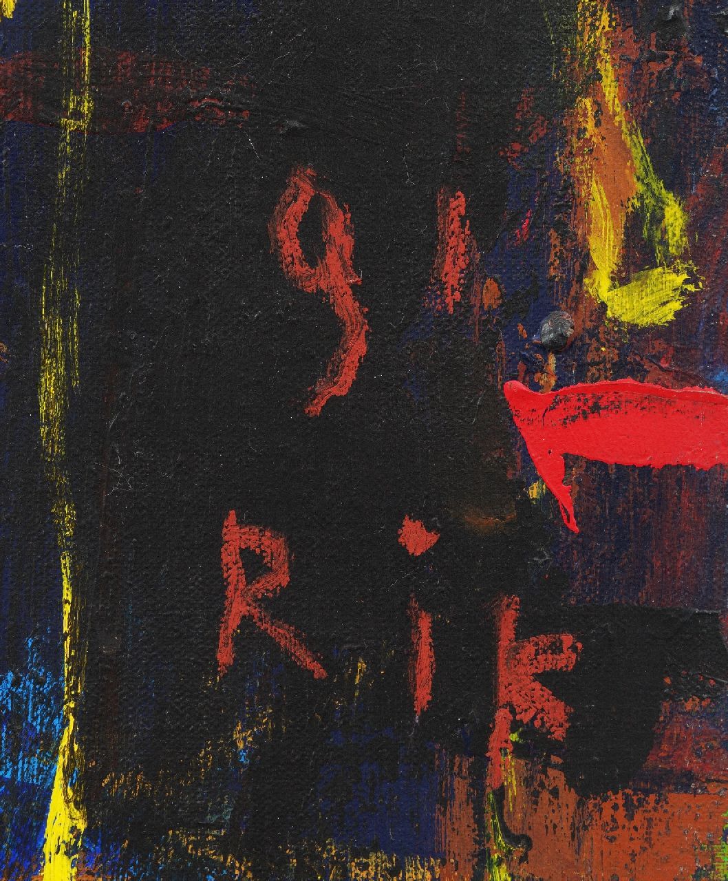 Rik van Iersel signaturen Zonder titel