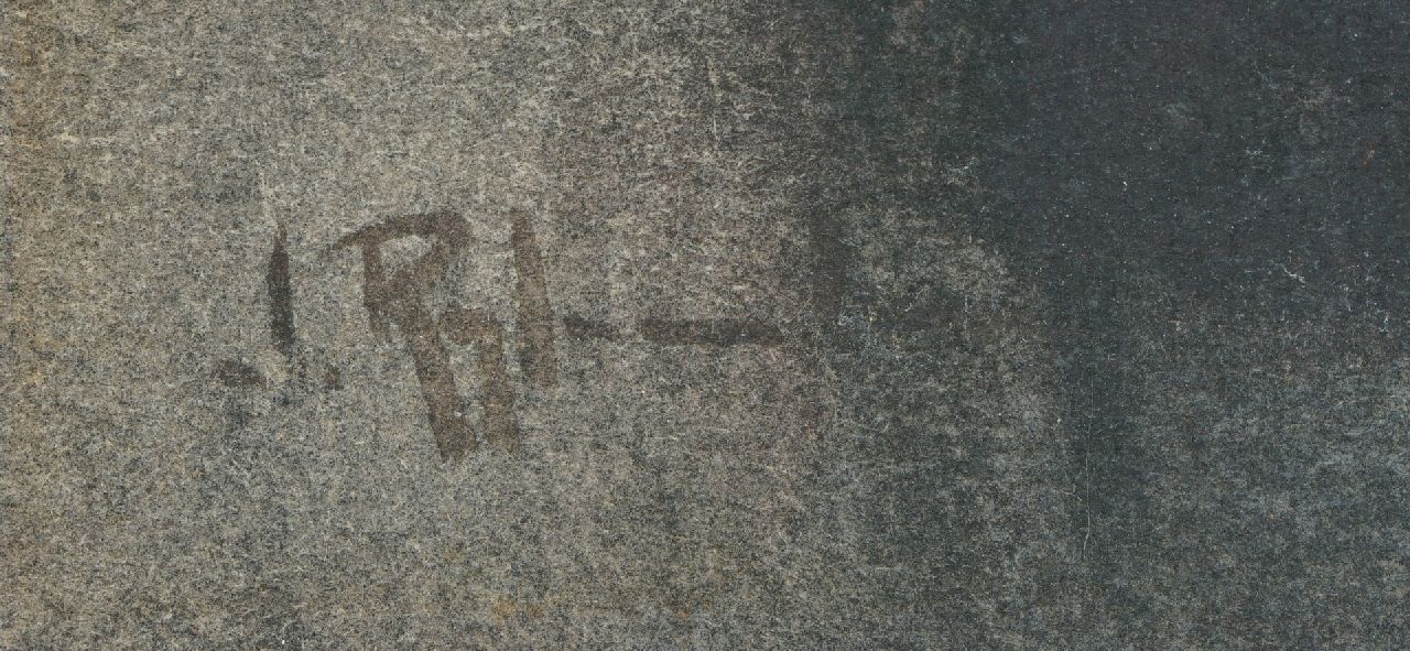 Jan Rijlaarsdam signaturen Winkelend publiek in de Amsterdamse Leidsestraat