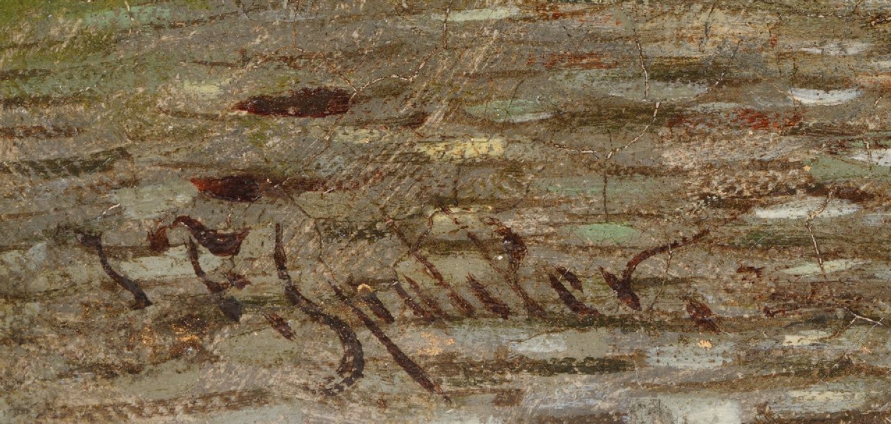 Johannes Franciscus Spohler signaturen Bedrijvigheid in Hollands straatje
