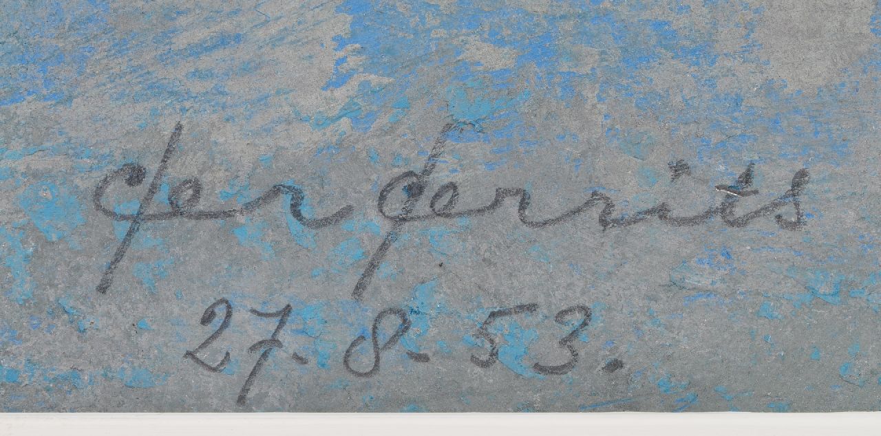 Ger Gerrits signaturen Compositie met driehoeken