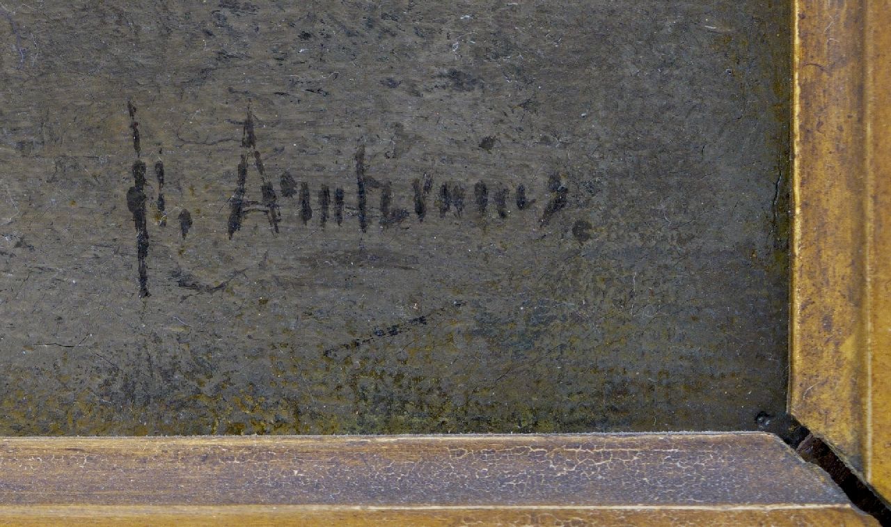 Floris Arntzenius signaturen Stadsgezicht, Den Haag