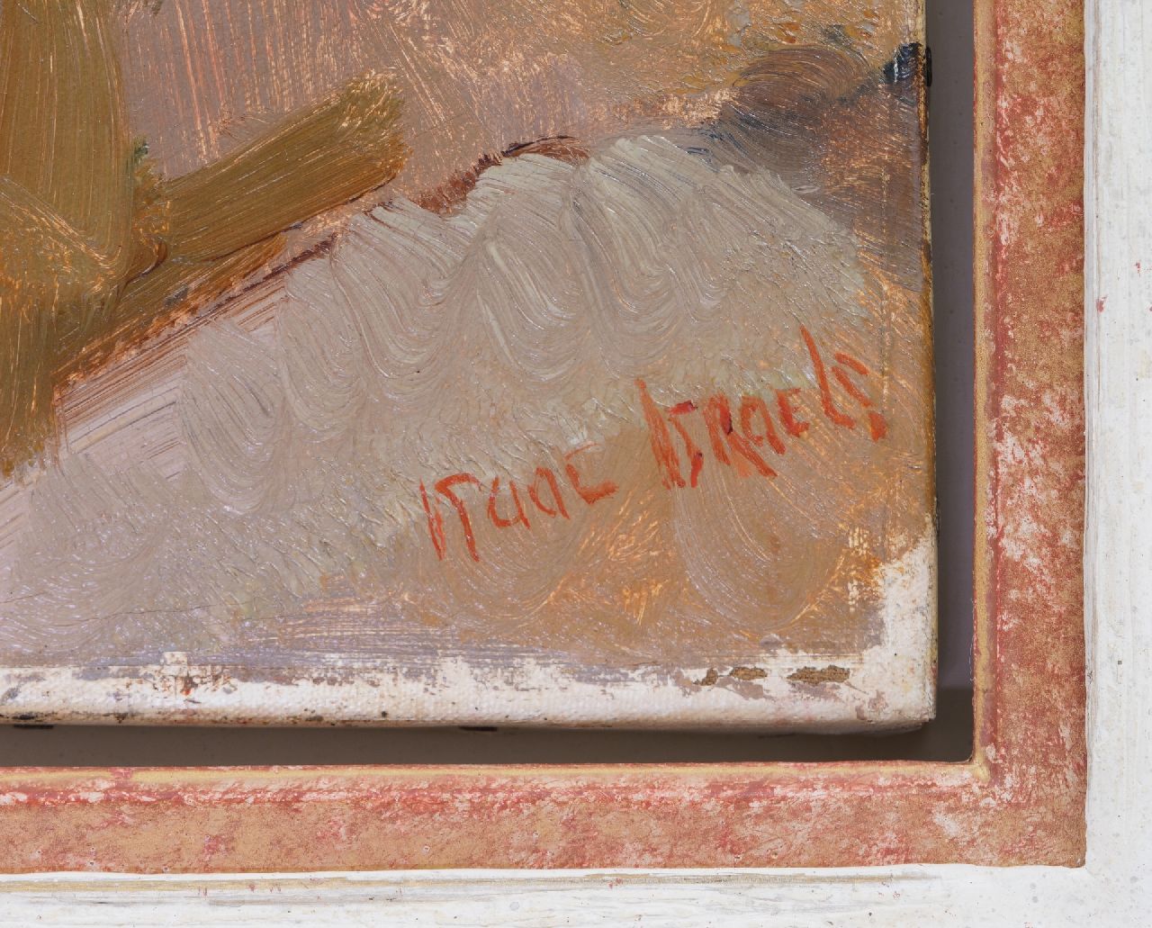 Isaac Israels signaturen Rookende dame