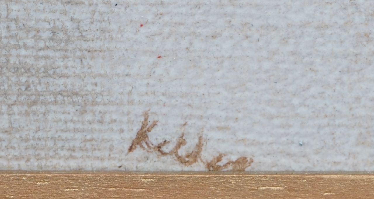 Toon Kelder signaturen Staand vrouwelijk naakt