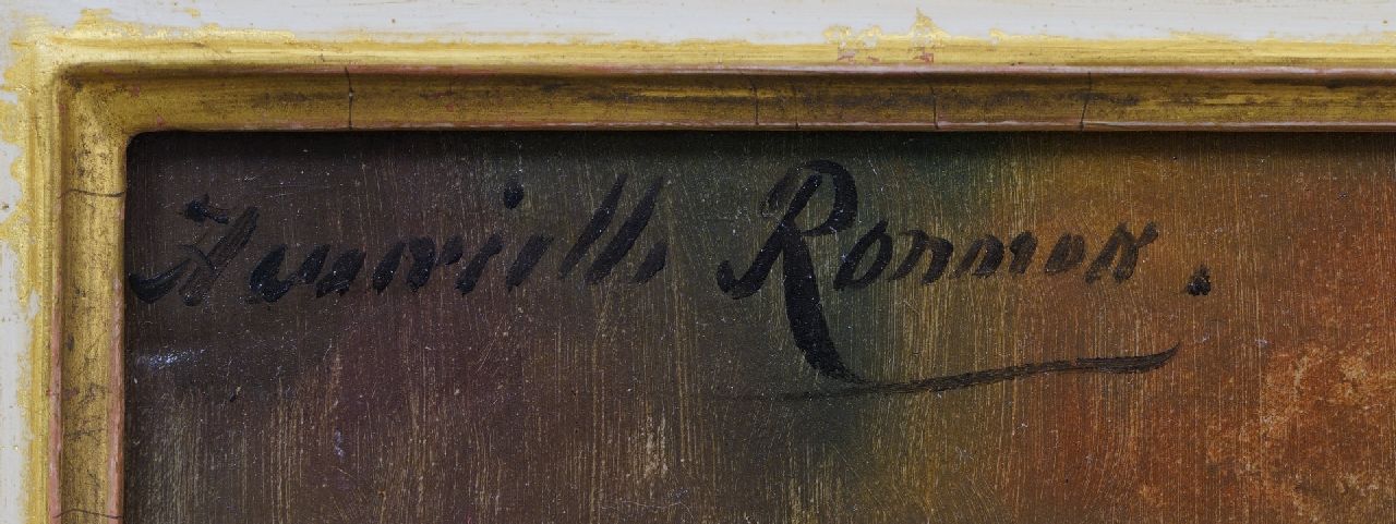 Henriette Ronner-Knip signaturen Kittens spelend op een theetafel