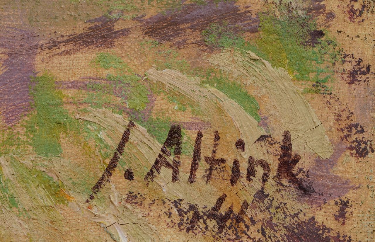 Jan Altink signaturen Oogstlandschap