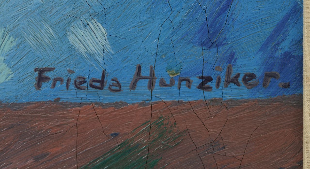 Frieda Hunziker signaturen Bloemstilleven