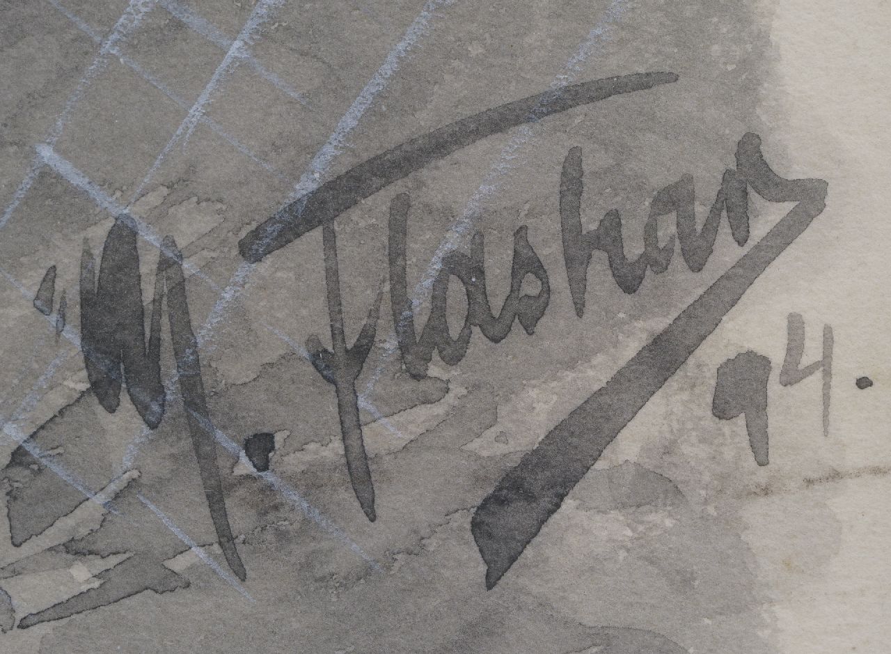 Max Flashar signaturen Bij de ooievaars