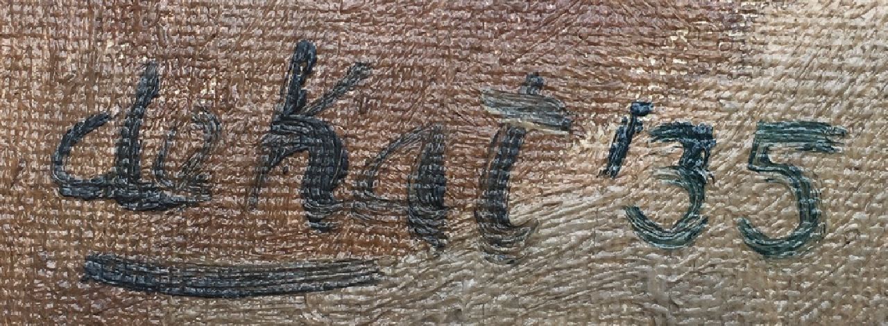 Otto B. de Kat signaturen Landschap in Italië