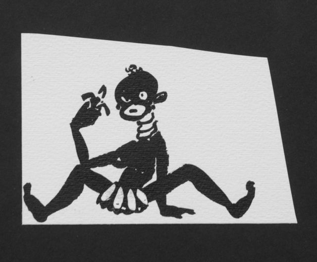 Prinses Beatrix van Oranje Nassau | Zittend figuur, potlood en Oost-Indische inkt op papier, 8,5 x 12,0 cm, te dateren augustus 1960