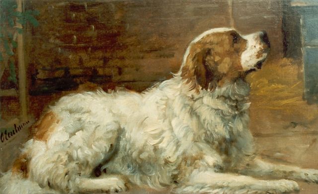 Otto Eerelman | St. Bernhard, olieverf op doek