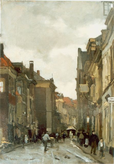 Floris Arntzenius | Stadsgezicht, olieverf op doek, 50,3 x 35,5 cm, gesigneerd l.o.