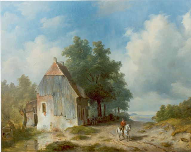 Wijnand Nuijen | Landschap, olieverf op doek