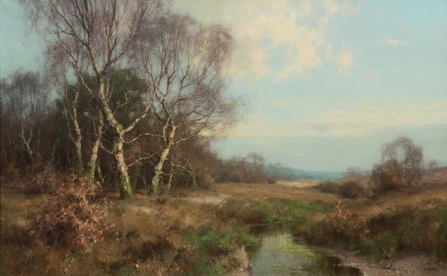 Jan Holtrup | Voorjaar, Oosterbeek, olieverf op doek, 50,3 x 80,1 cm, gesigneerd r.o.