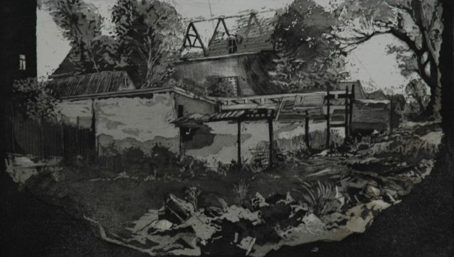 C. van Haasteren | 'Eine kleine Industrielandschaft 2' - Schiedam, ets en aquatint, 45,2 x 60,4 cm, gesigneerd r.o. (in potlood) en gedateerd 1980 (in potlood)