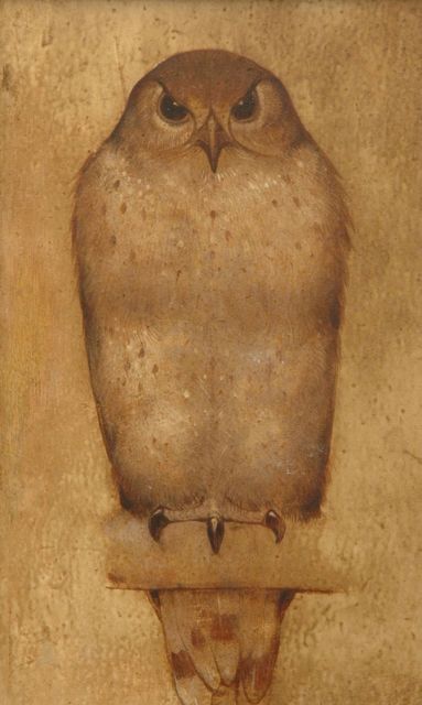 Willem van den Berg | Amerikaanse torenvalk, olieverf op paneel, 22,7 x 14,5 cm, gesigneerd r.o. en verso