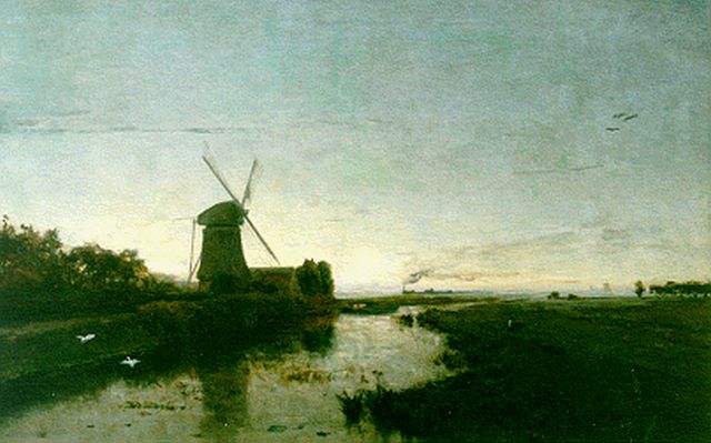 Constan Gabriel | Le Point du jour, olieverf op doek, 65,0 x 101,0 cm, gesigneerd r.o.
