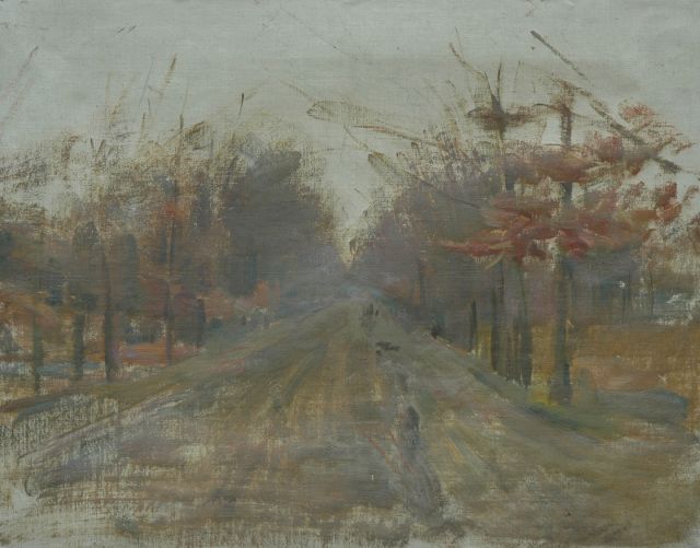 Anton Mauve jr. | Landweg, olieverf op doek, 43,5 x 53,5 cm