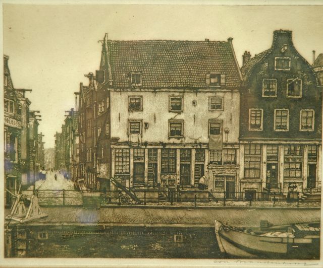 Brandenburg C.  | St. Antoniussluis, ets 23,0 x 29,0 cm, gesigneerd r.o.