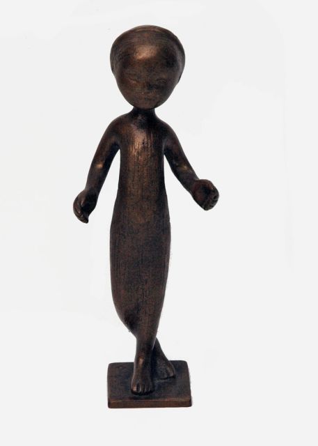 Onbekend | Dansend kind, brons, 18,2 x 5,0 cm