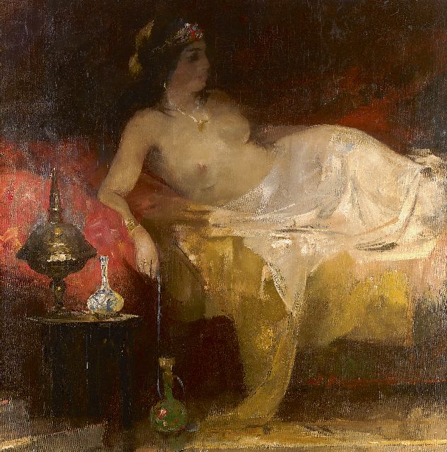 Hobbe Smith | Odalisk, olieverf op doek, 100,4 x 100,0 cm