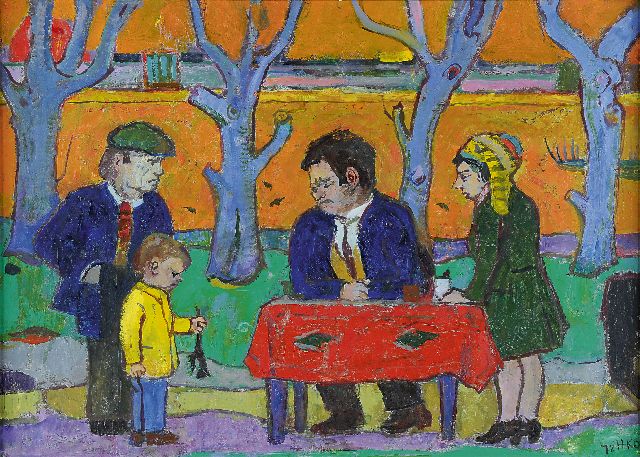 Harm Kamerlingh Onnes | Het gevonden voorwerp, olieverf op board, 40,0 x 55,0 cm, gesigneerd r.o. met monogram en gedateerd '72