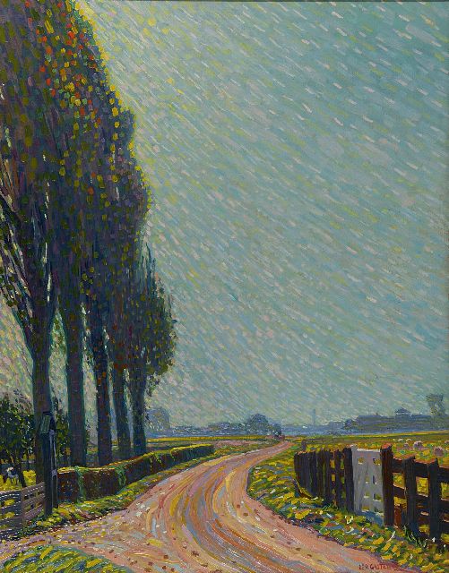 Leo Gestel | Zomerdag bij Montfoort, olieverf op doek, 70,6 x 55,5 cm, gesigneerd r.o. en gedateerd '09