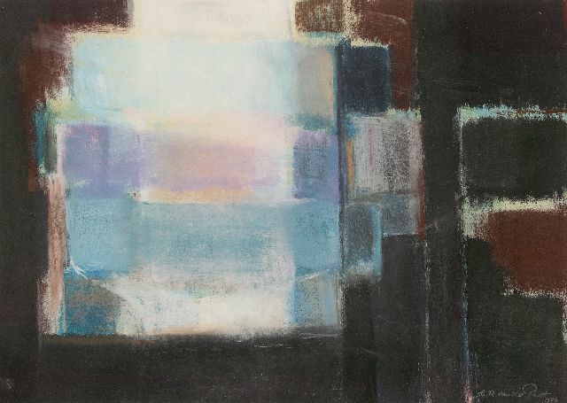 Théresia van der Pant | Uitzicht, pastel op papier, 35,9 x 51,0 cm, gesigneerd r.o. en gedateerd 1986
