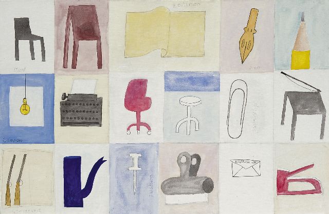 Klaas Gubbels | Zonder titel, olieverf op doek, 130,0 x 200,0 cm, gesigneerd r.o. in envelop en gedateerd 1990