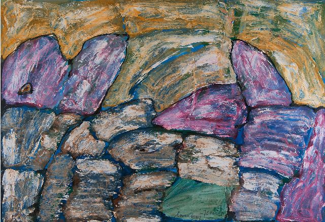Lucebert | Hillbilly, gouache op papier, 70,0 x 100,4 cm, gesigneerd m.o. en gedateerd 76.VIII.28
