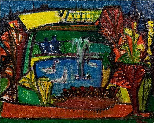 Roelof Frankot | Droom, olieverf op doek, 40,1 x 50,0 cm, te dateren ca. 1978