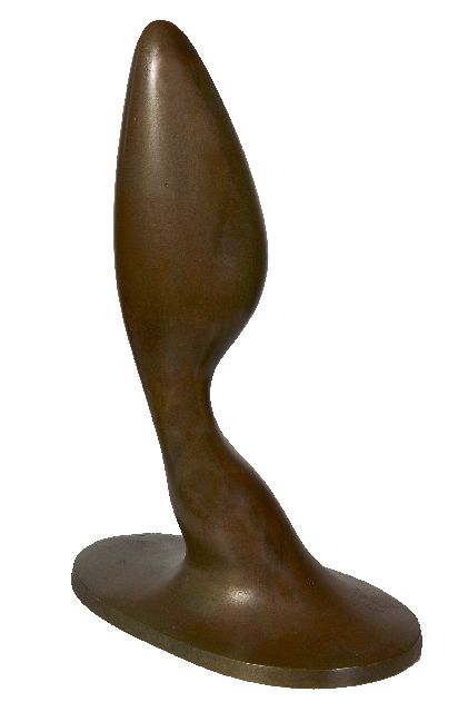 Jacob Bendien | Amorf figuur, messing, 37,4 x 14,5 cm, te dateren ca. 1933