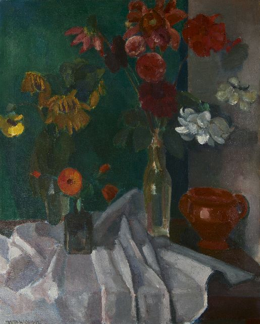 Matthieu Wiegman | Stilleven, olieverf op doek, 96,1 x 77,2 cm, gesigneerd l.o.