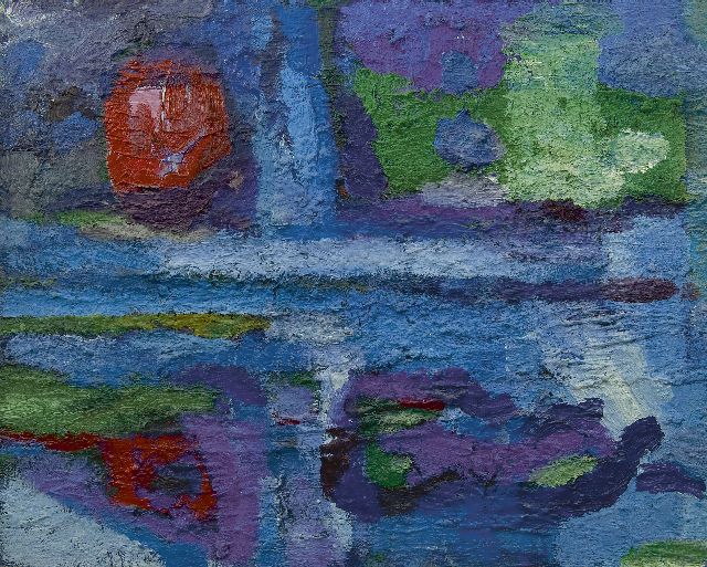 Gerrit Benner | Verdronken land, olieverf op doek, 80,3 x 100,0 cm, te dateren 1954