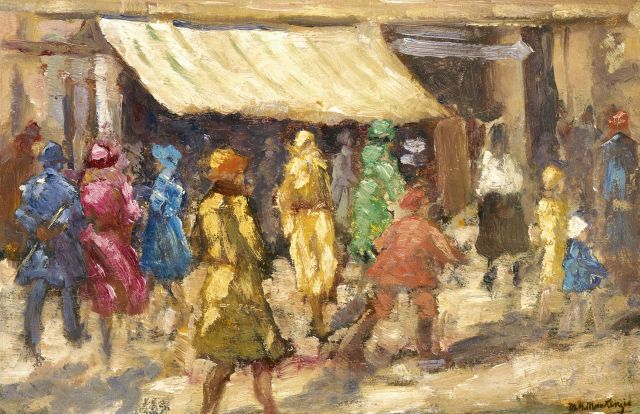 Marie Henri Mackenzie | Op de Admiraal de Ruyterweg, Amsterdam 1926, 19,0 x 29,0 cm, gesigneerd r.o.
