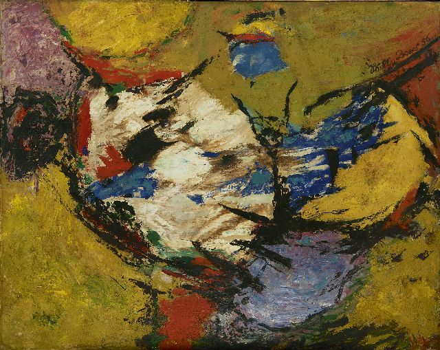Willy Boers | Legende van de herfst, olieverf op doek, 62,4 x 78,2 cm, gesigneerd r.b. en gedateerd '56